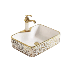 Gazi Ceramic Basin - Golden