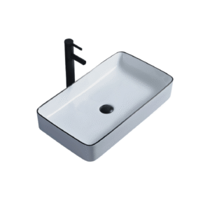Gazi Ceramic Basin - White