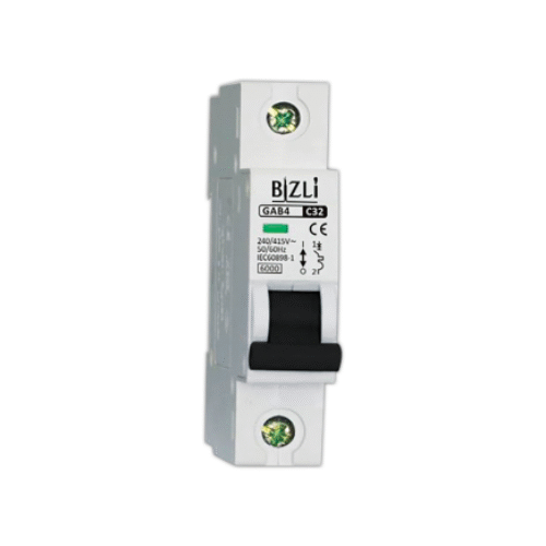 Bizli Circuit Breaker -1P 6A – 40A