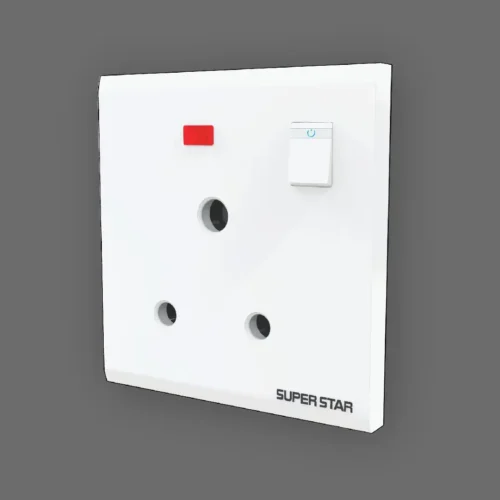 Super Star Snow White Series 3 Pin Round Socket