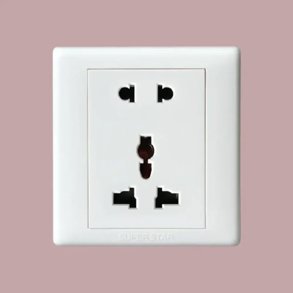 Super Star Rose 2&3Pin Multi Socket