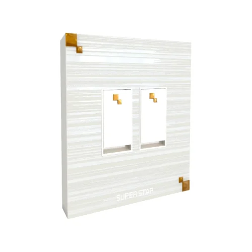 Super Star Marble Series 2 Gang 2 Way Switch
