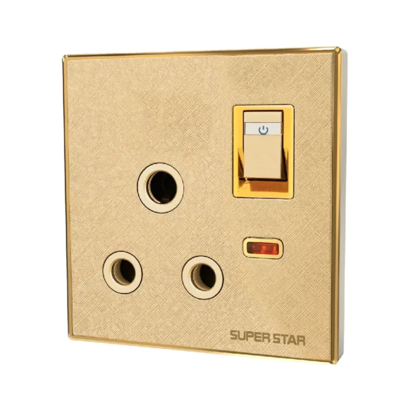 Super Star Ultima Gold Series 3 Pin Round Socket