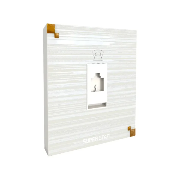 Super Star Marble Series Telephone Socket