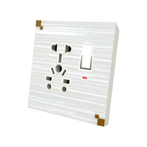 Super Star Marble Series 10 Pin Socket With Switch
