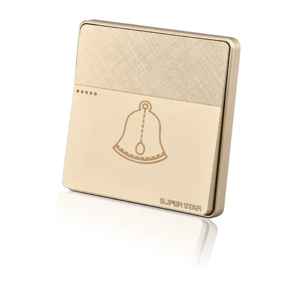 Super Star Gold Ray Series Bell Push