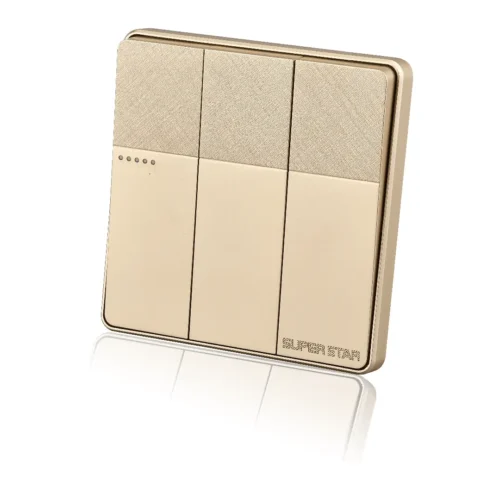 Super Star Gold Ray Series 3 Gang