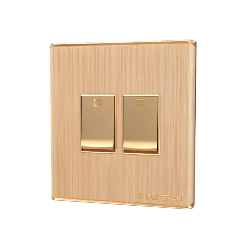 Super Star Kito Series 2 Gang 1 Way Switch