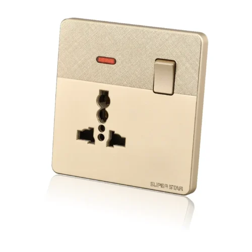 Super Star Gold Ray Series 3 Pin Multi Socket