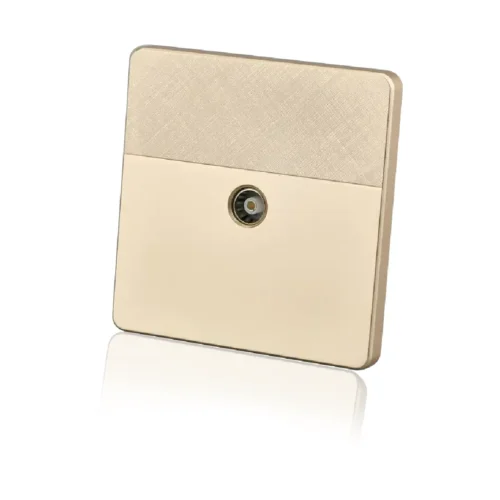 Super Star Gold Ray Series Tv Socket