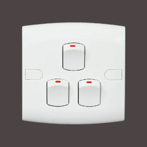 Super Star Safe 3 Gang Switch