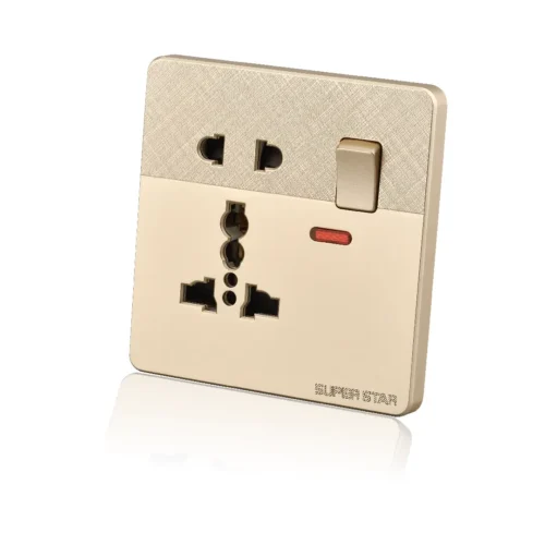 Super Star Gold Ray Series 2&3Pin Multi Socket