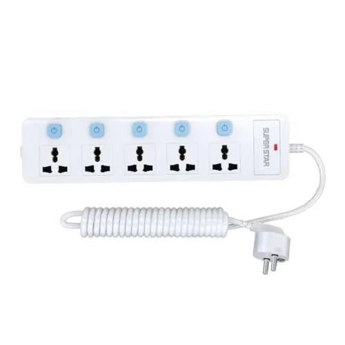 Super Star Supreme Extension Socket 5 Outlets