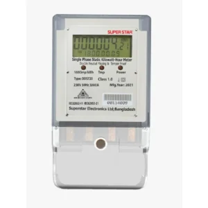 Super Star Single Phase Postpaid Energy Meter