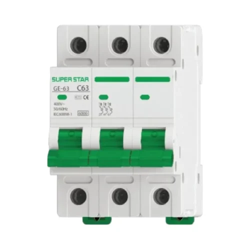 Super Star MCB Circuit Breaker 16A Triple Pole 3kA