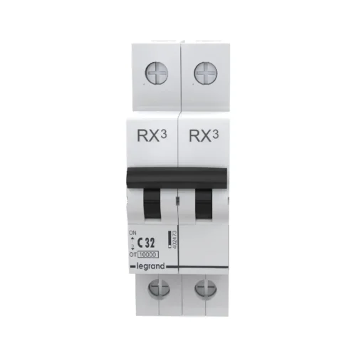 Legrand MCB Circuit Breaker 63A Double Pole 10kA