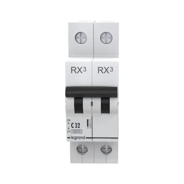 Legrand MCB Circuit Breaker 40A Double Pole 10kA