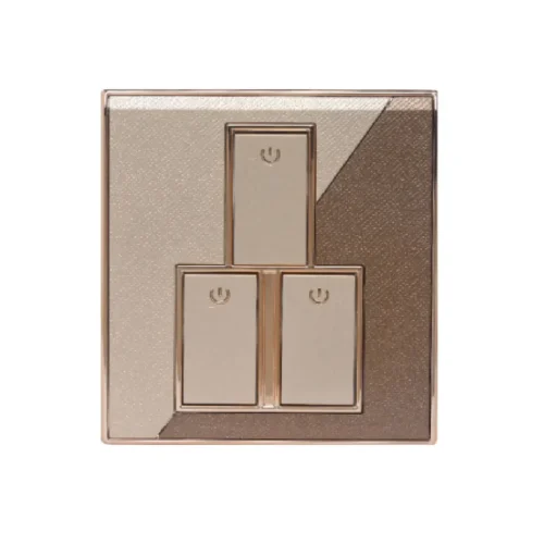 CLICK MARIGOLD-3 GANG 1 WAY SWITCH