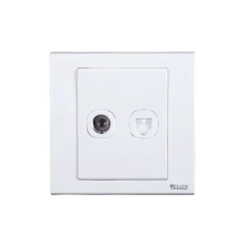 CLICK-TULIP-TV AND TELEPHONE SOCKET