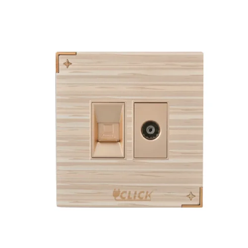 Click Daisy Data+TV Socket