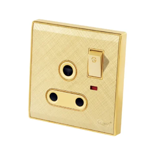 Elegant 3 Hole Socket With Switch