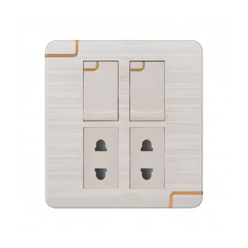 WALTON WFLD2PS Socket with Switch – Flora Series