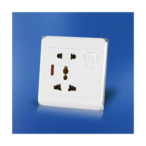 MEP Tulip 5 Hole Universal Socket With Switch