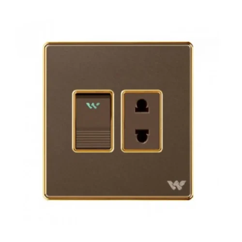 WALTON Premio Series WP2PS 2 Pin Socket With Switch