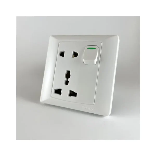 MEP Smart 5 Hole Universal Socket With Switch