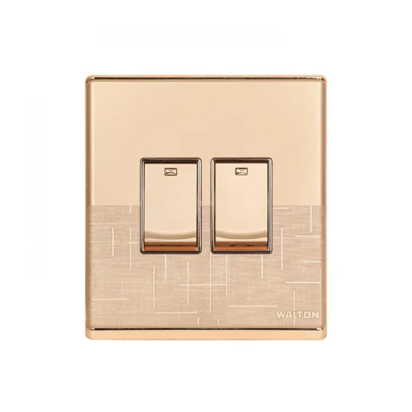 WALTON Fiona Series WF2GS1 2 gang switch- 1 way