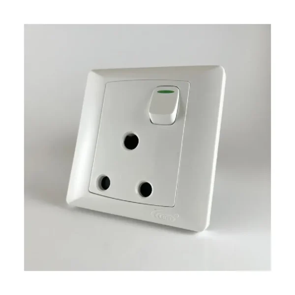 MEP Smart 3 Pin Socket With 1 Gang Switch