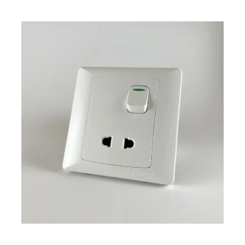 MEP Smart 2 Pin Socket with 1 Gang Switch