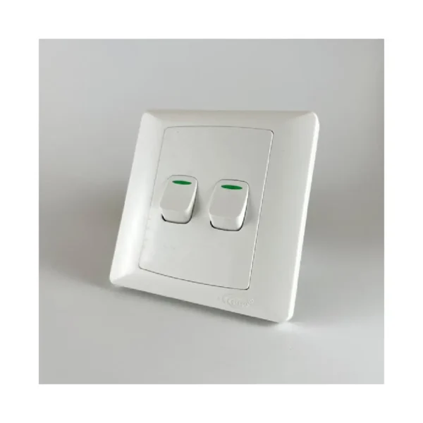 MEP Smart 2 Gang 1 Way Switch
