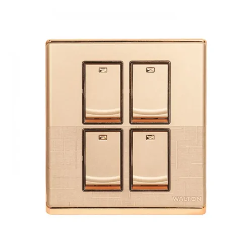 WALTON Fiona Series WF4GS1 4 Gang Switch – 1 way