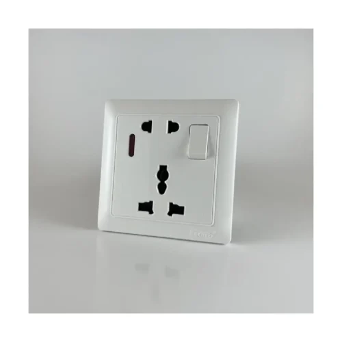 MEP Premium 5 Hole Universal Socket With Switch