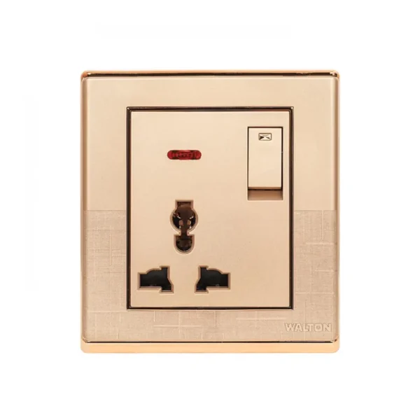 WALTON Fiona Series WF3PS 3 Pin Socket With Switch