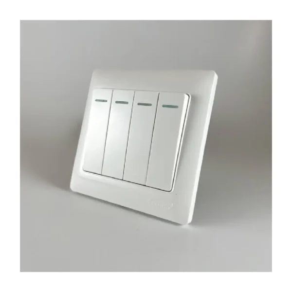 MEP Premium 4 Gang 1 Way Switch