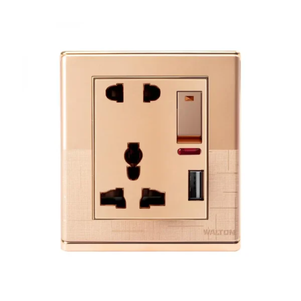 WALTON Fiona Series 5Pin Socket with USB
