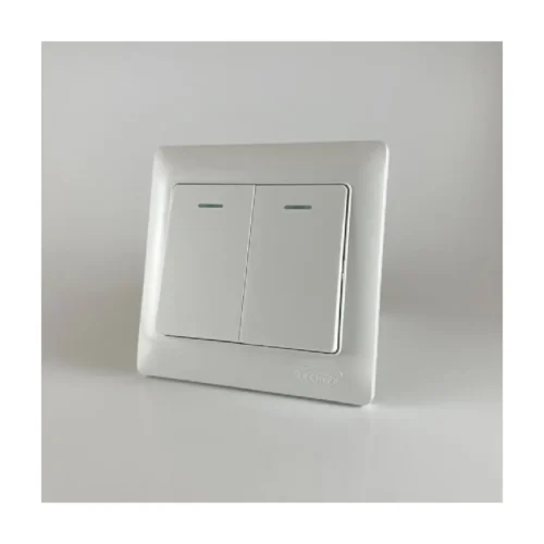 MEP Premium 2 Gang 1 Way Switch