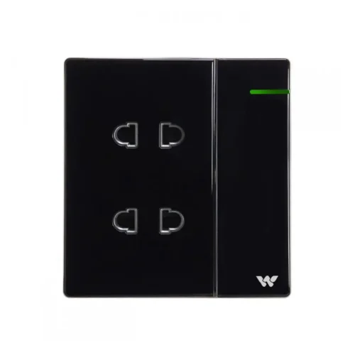 WALTON Crystal Series WC2PS 2 Pin Socket with Switch