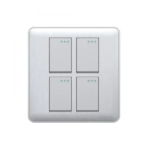 WALTON Glory Series- WG4GS1W (White) 4 Gang Switch-1way