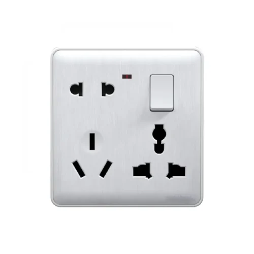 WALTON Glory Series- WGMSW (White) Multi Socket with Switch