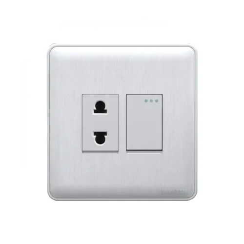 WALTON Glory Series-WG2PSW (WHITE) 2 Pin Socket with Switch