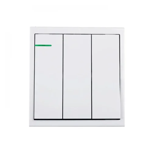 WALTON Trust Series- WT3GS1W (White)  3 Gang Switch-1 Way