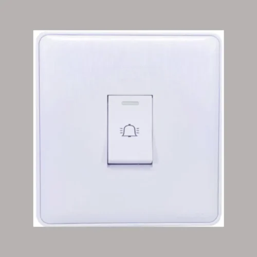 WALTON Super Series- White Calling Bell Switch