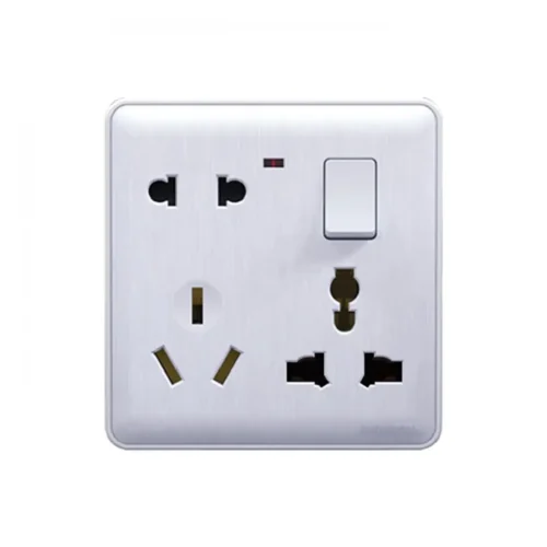 WALTON Super Series- White Multi Socket with Switch