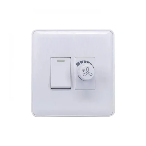 WALTON Super Series- White WSFRW Fan Speed Regulator With Switch