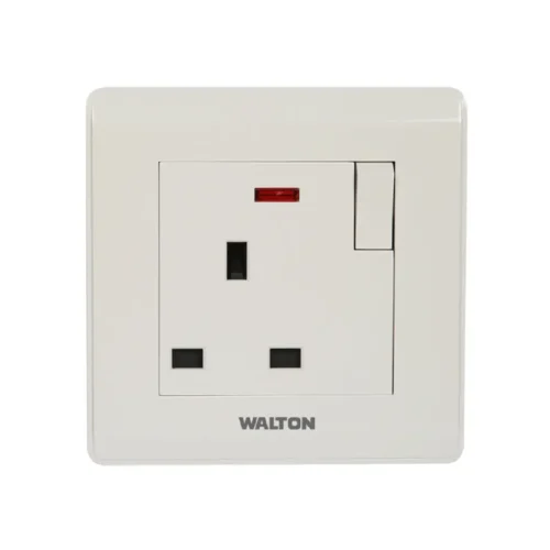 WALTON W1GTS13 Pearl White (13A G-Type Socket)
