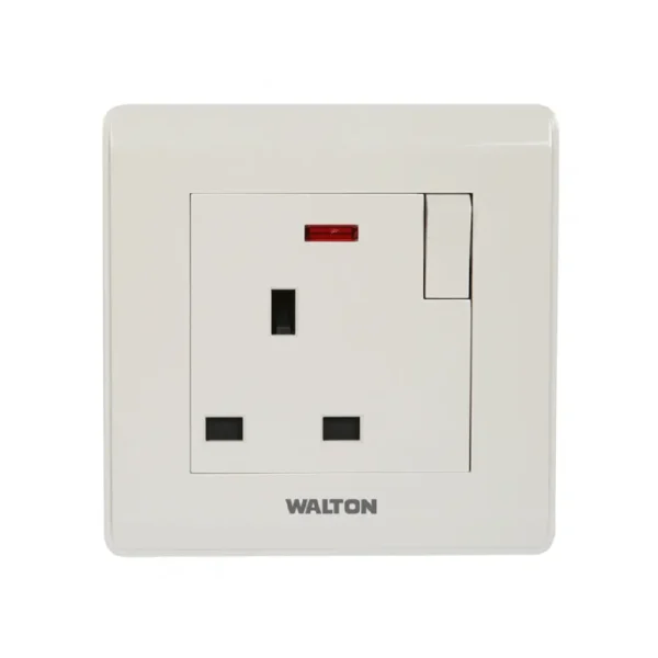 WALTON W1GTS13 Pearl White (13A G-Type Socket)