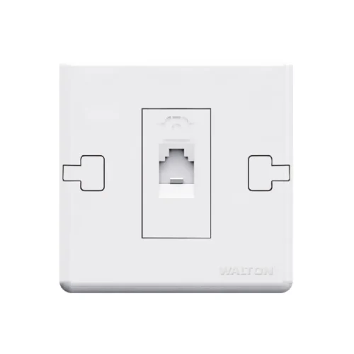 WALTON W1 Series W1TS3 Pearl White (Telephone Socket)